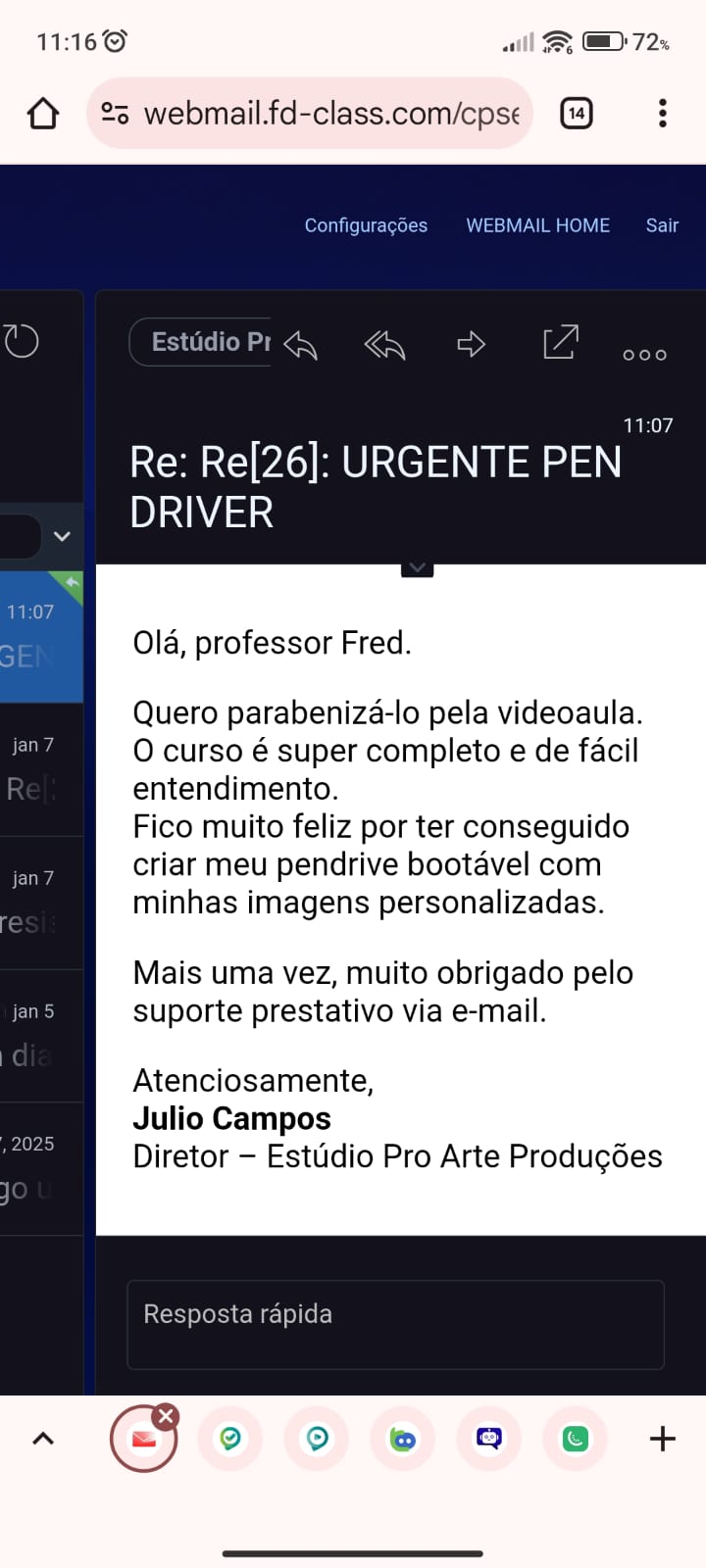 Feedback da Gold