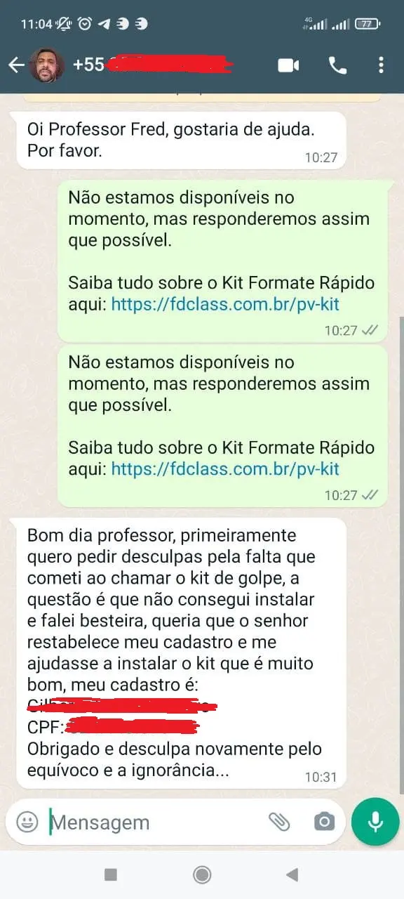 Depoimento 2021